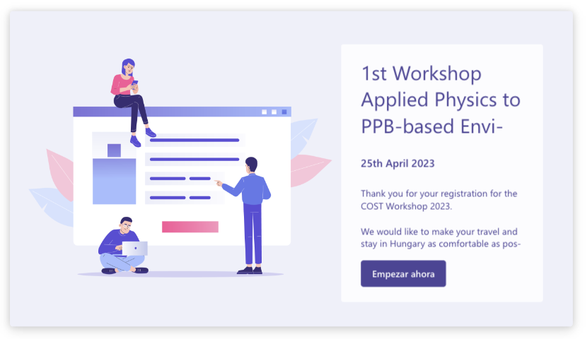 Call for abstract 1st Workshop