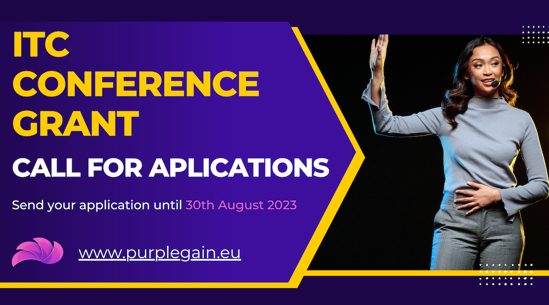 Call for applications for ITC Conference Grant PurpleGain